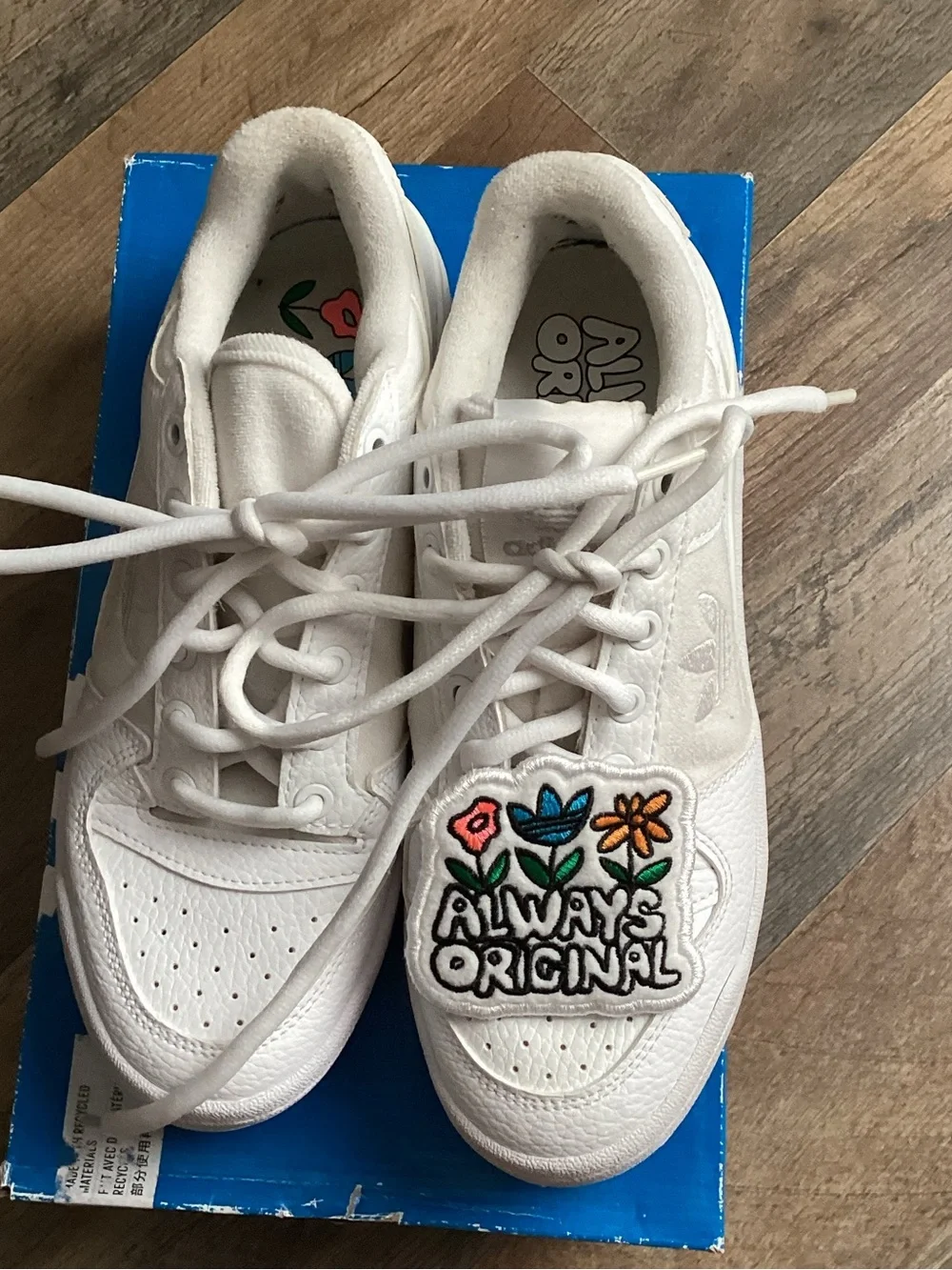 adidas White Sneakers - Classic Low-Top